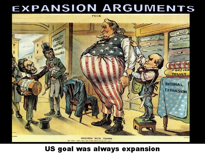 US goal was always expansion Cartoon-US Expansion 1 