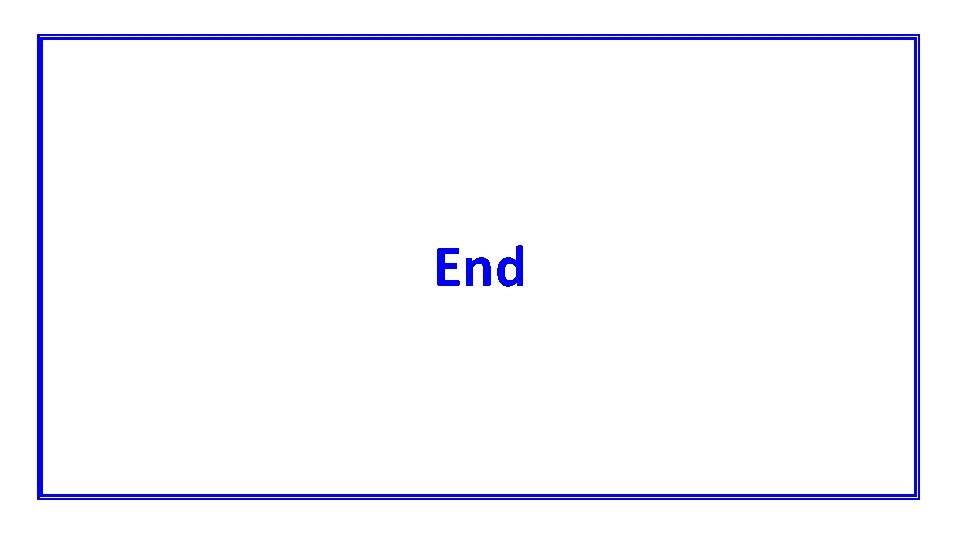End 