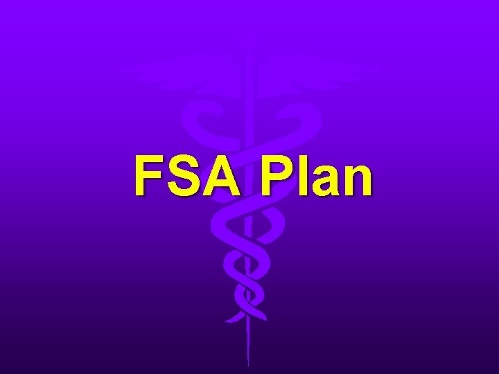 FSA Plan 