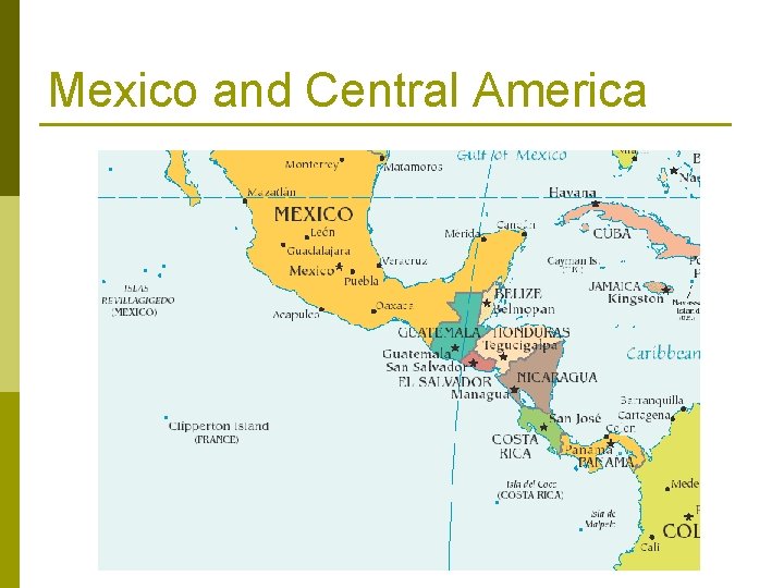 Mexico and Central America 