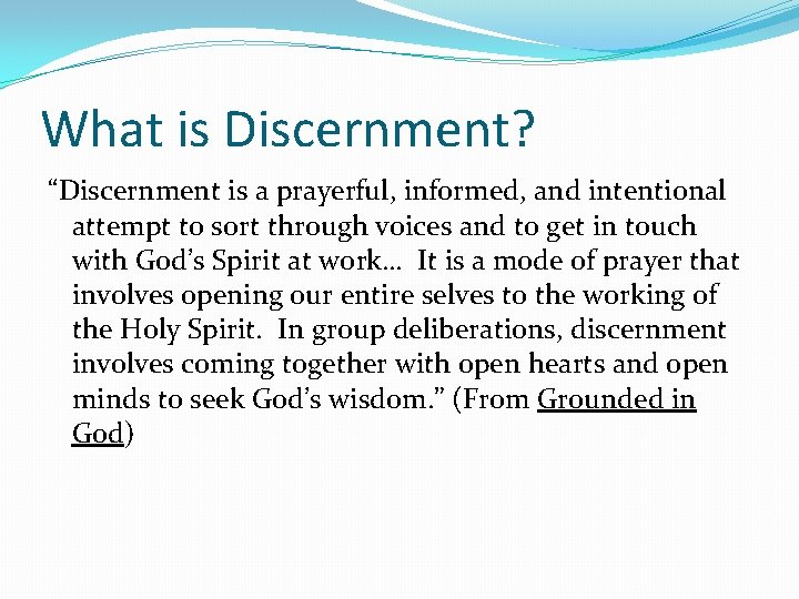 Discernment Tips Vestry Discernment in the Search Process