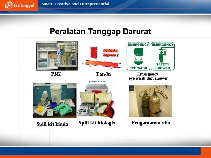Peralatan Tanggap Darurat P 3 K Spill kit kimia Tandu Spill kit biologis Emergency
