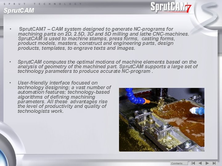 Sprut. CAM • Sprut. CAM 7 – CAM system designed to generate NC-programs for