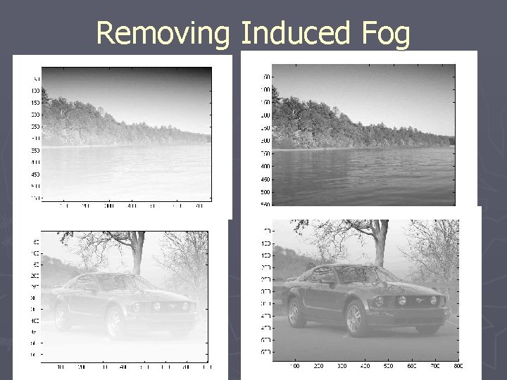 Removing Induced Fog 