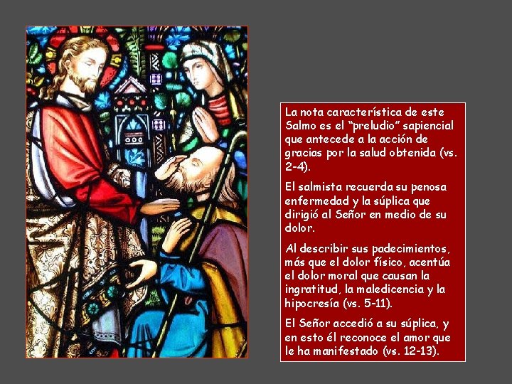 La nota característica de este Salmo es el “preludio” sapiencial que antecede a la