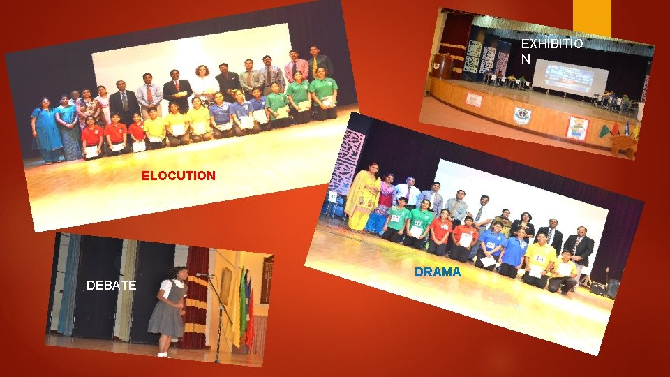 EXHIBITIO N ELOCUTION DEBATE DRAMA 