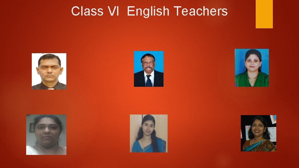 Class VI English Teachers 