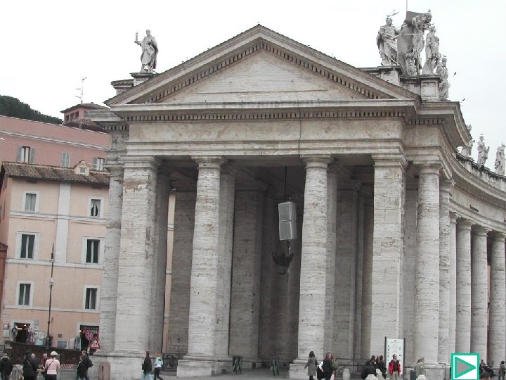Plaza de San Pedro Vaticano El Barroco · Todo el espacio que quiso Italiano: