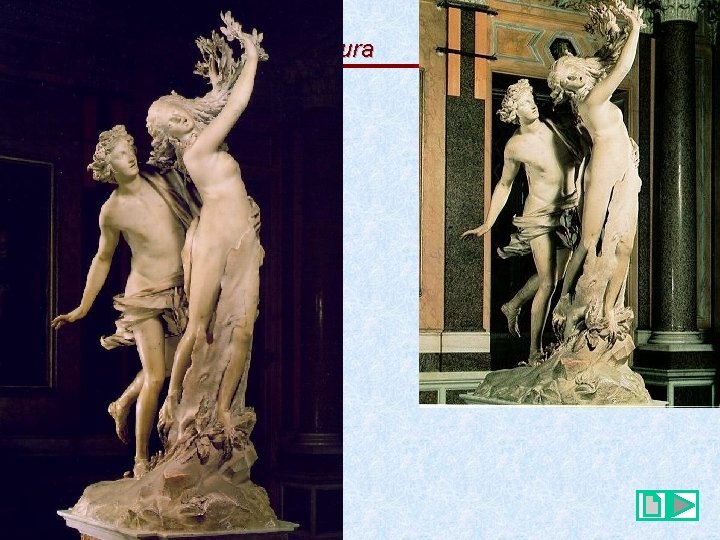 El Barroco Italiano: Escultura Apolo y Dafne · Metamorfosis de Ovidio (Mitología) · Parálisis