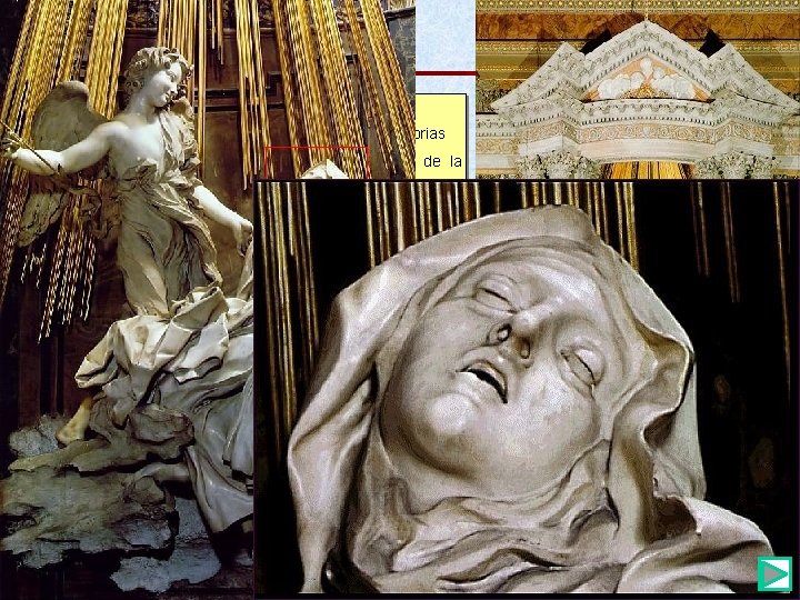 El Barroco Italiano: Escultura El éxtasis de Santa Teresa · Brazo izquierdo del crucero
