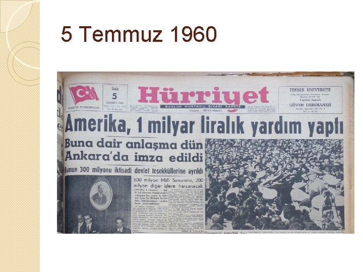 5 Temmuz 1960 