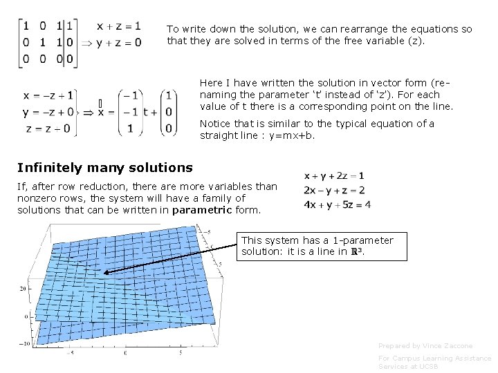 To write down the solution, we can rearrange the equations so that they are