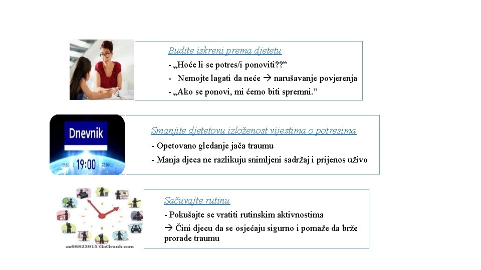 Budite iskreni prema djetetu - „Hoće li se potres/i ponoviti? ? ” - Nemojte