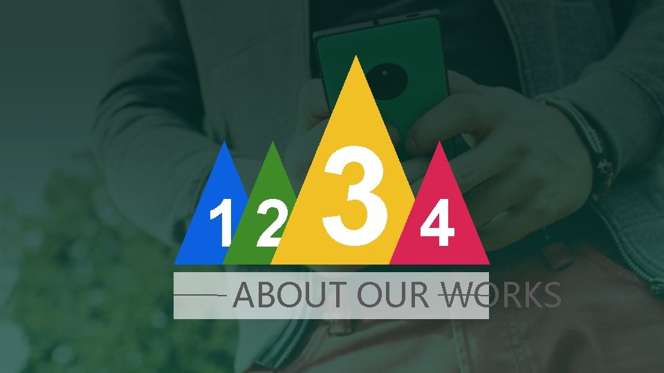 12 34 ABOUT OUR WORKS 