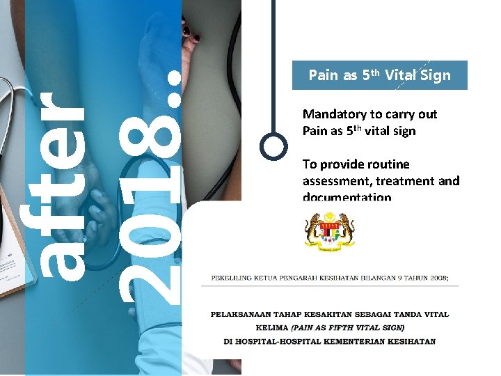 after 2018. . Pain as 5 th Vital Sign Mandatory to carry out Pain