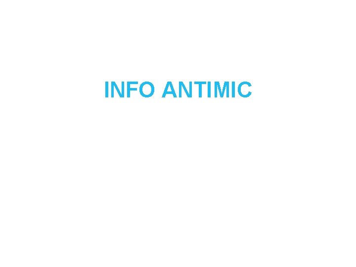 INFO ANTIMIC 