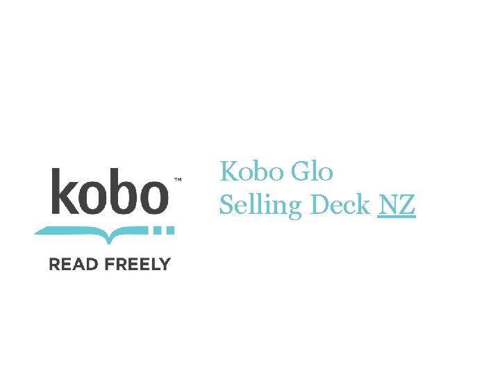 Kobo Glo Selling Deck NZ 