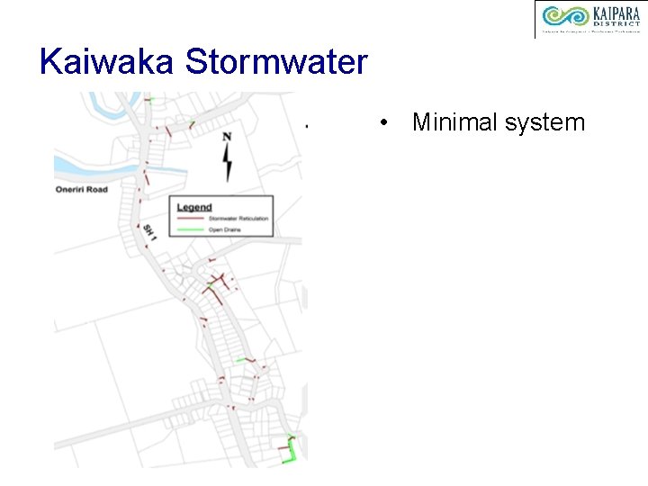 Kaiwaka Stormwater • Minimal system 