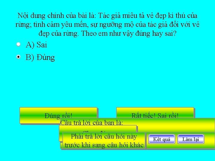 Nội dung chính của bài là: Tác giả miêu tả vẻ đẹp kì thú