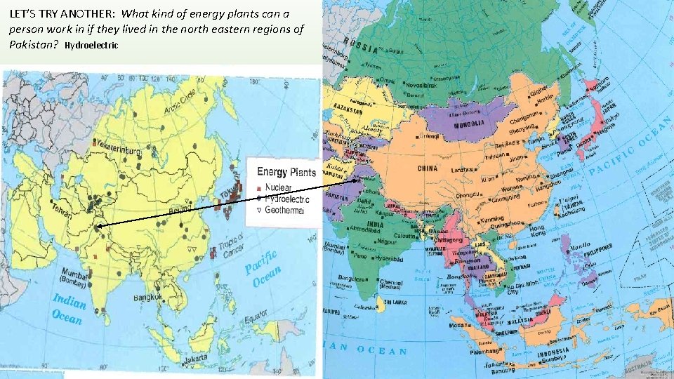 LET’S TRY ANOTHER: What kind of energy plants can a person work in if