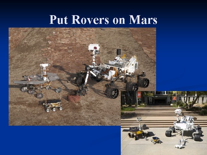 Put Rovers on Mars 