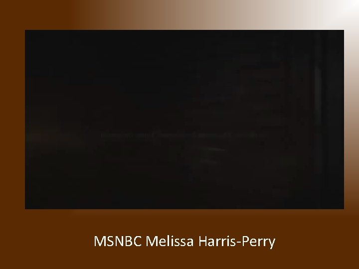 MSNBC Melissa Harris-Perry 