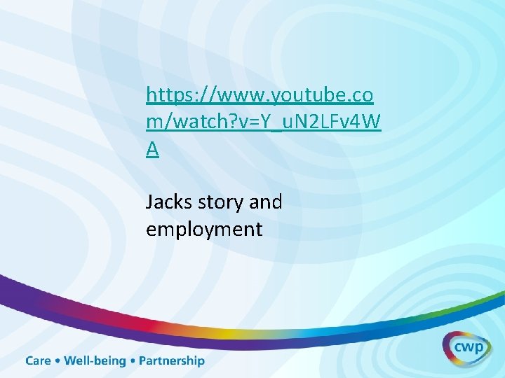 https: //www. youtube. co m/watch? v=Y_u. N 2 LFv 4 W A Jacks story