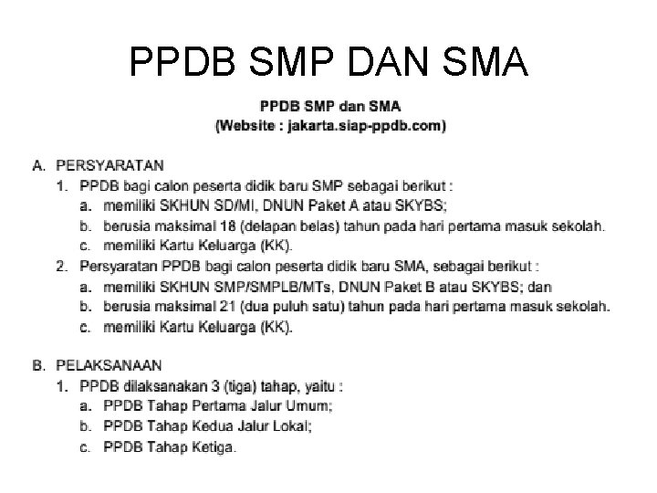 PPDB SMP DAN SMA 