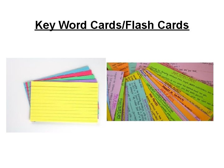 Key Word Cards/Flash Cards 
