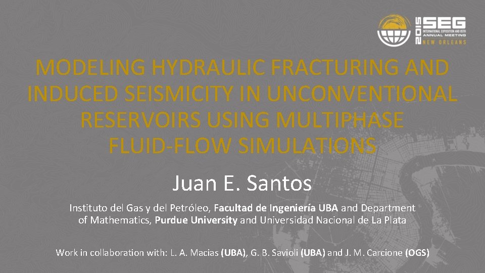 MODELING HYDRAULIC FRACTURING AND INDUCED SEISMICITY IN UNCONVENTIONAL