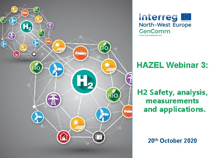 Place image in this area. HAZEL Webinar 3: H 2 Safety, analysis, measurements and