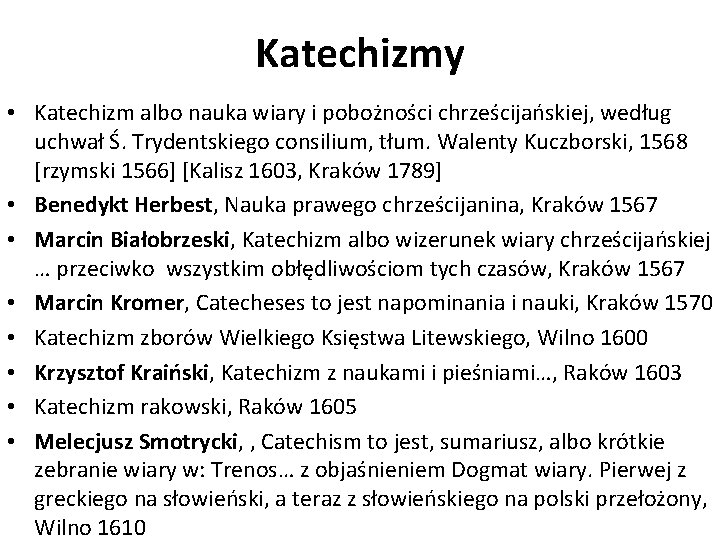 Katechizmy • Katechizm albo nauka wiary i pobożności chrześcijańskiej, według uchwał Ś. Trydentskiego consilium,