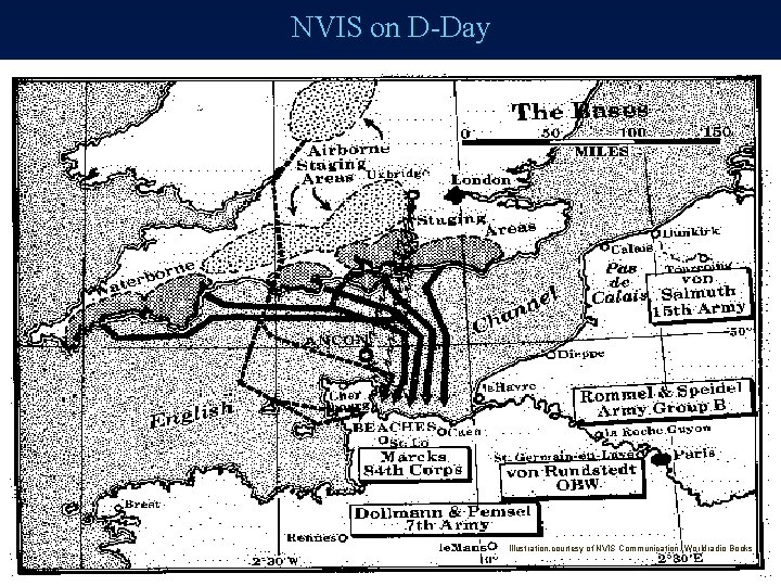 NVIS on D-Day Illustration courtesy of NVIS Communication, Worldradio Books 