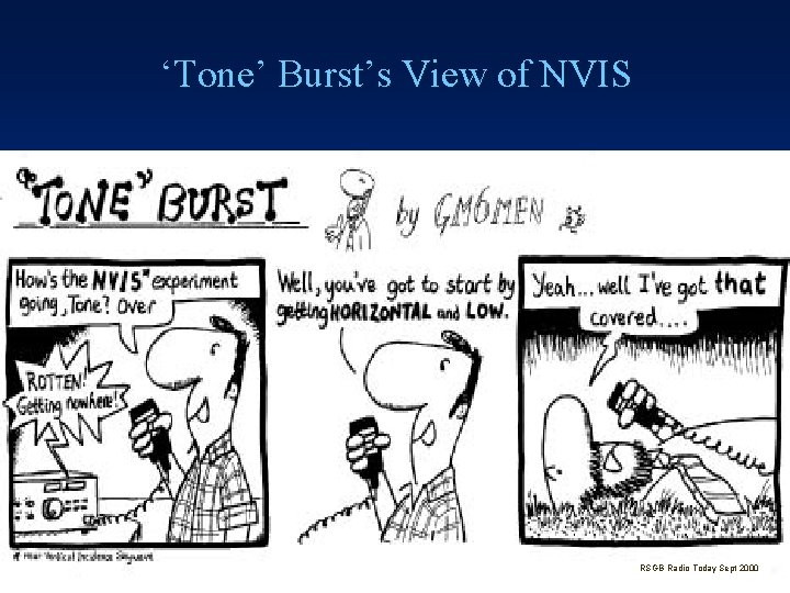 ‘Tone’ Burst’s View of NVIS RSGB Radio Today Sept 2000 