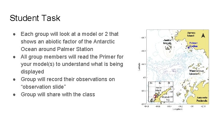 Student Task ● Each group will look at a model or 2 that shows