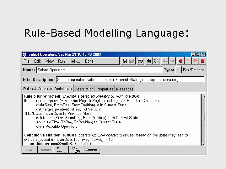 Rule-Based Modelling Language: 