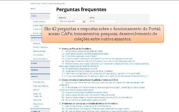 COORDENAÇÃO DE APERFEIÇOAMENTO DE PESSOAL DE NÍVEL SUPERIOR - CAPES MINISTÉRIO DA EDUCAÇÃO -