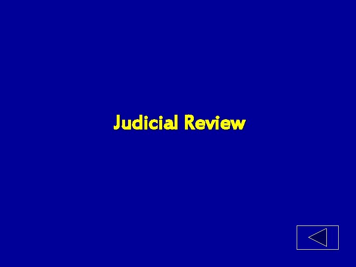 Judicial Review 