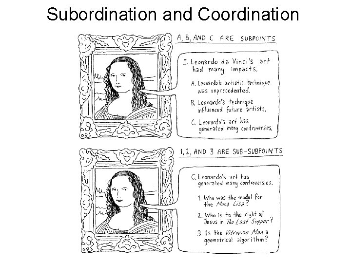 Subordination and Coordination 