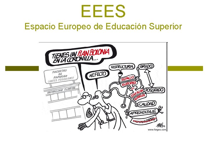 EEES Espacio Europeo de Educación Superior 