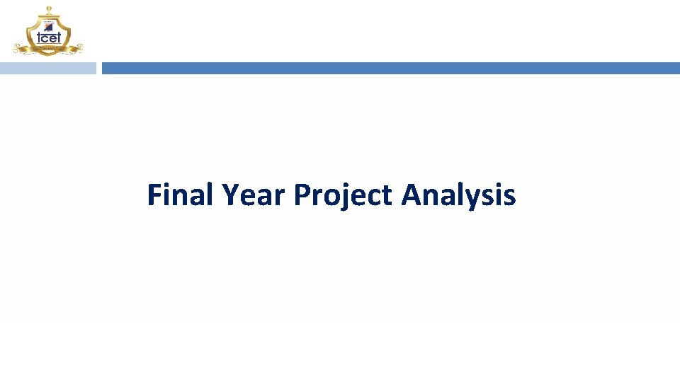 Final Year Project Analysis 