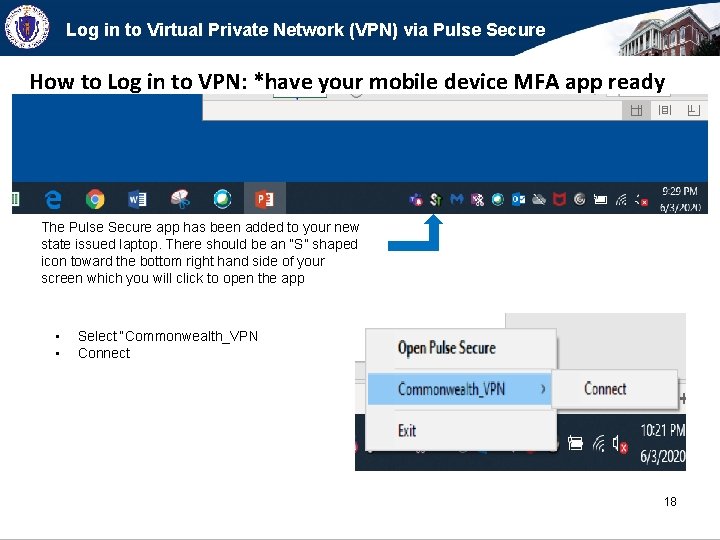 Log in to Virtual Private Network (VPN) via Pulse Secure How to Log in