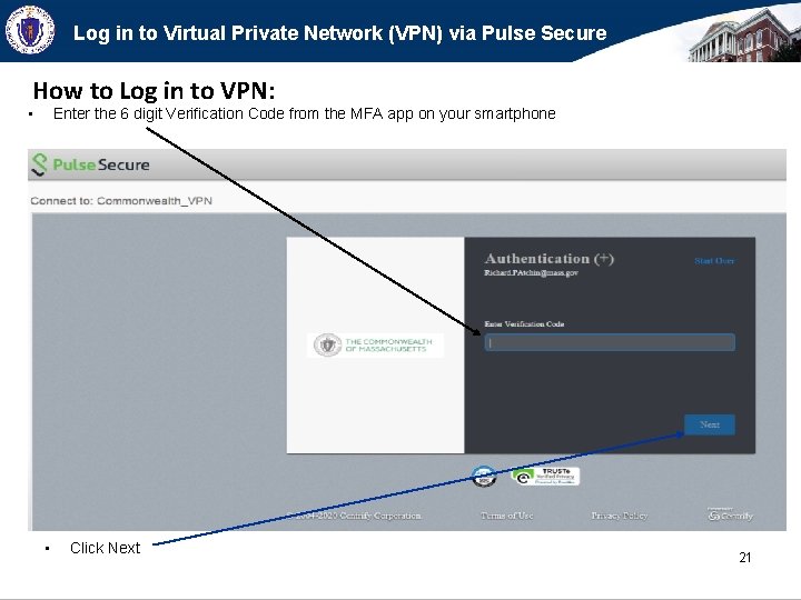 Log in to Virtual Private Network (VPN) via Pulse Secure How to Log in