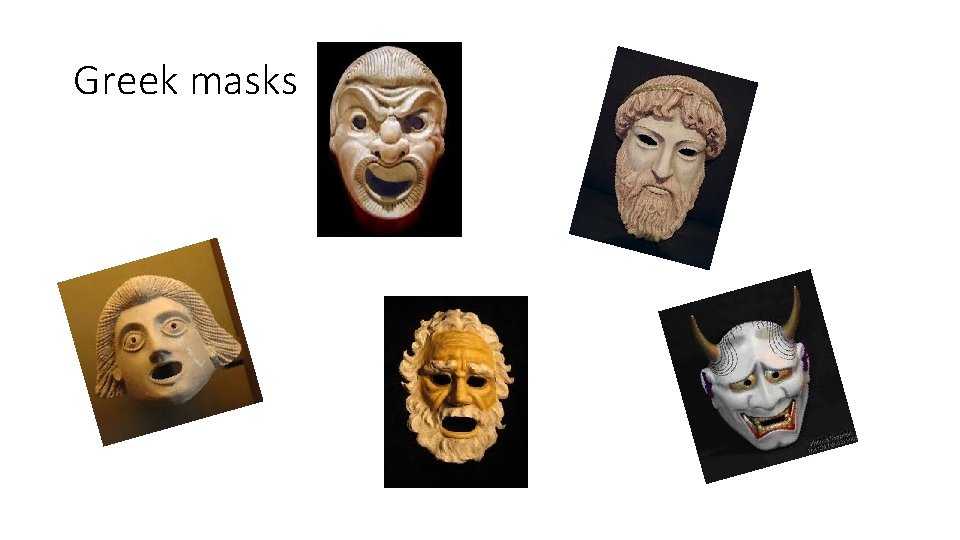 Greek masks 