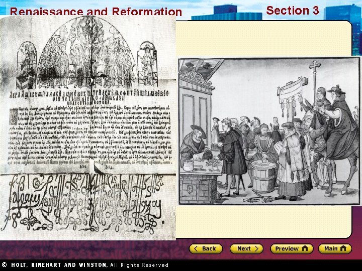 Renaissance and Reformation Section 3 