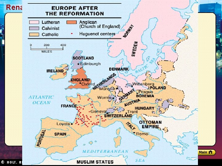 Renaissance and Reformation Section 3 