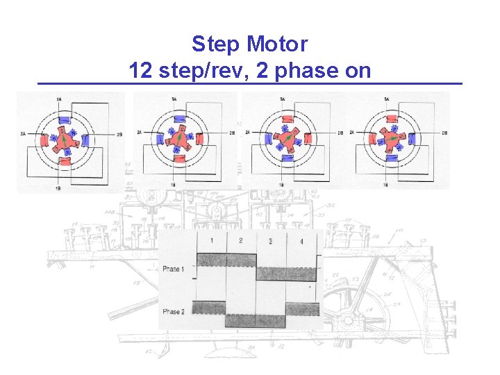 Step Motor 12 step/rev, 2 phase on 
