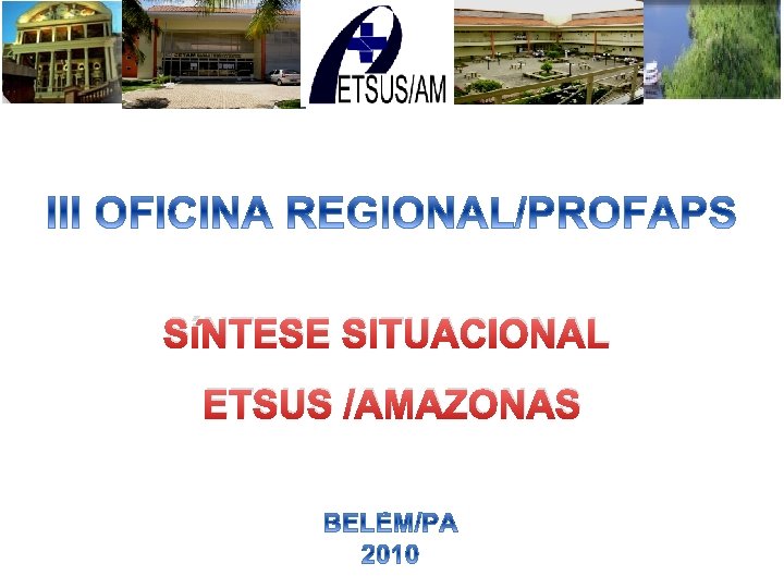 SíNTESE SITUACIONAL ETSUS /AMAZONAS 