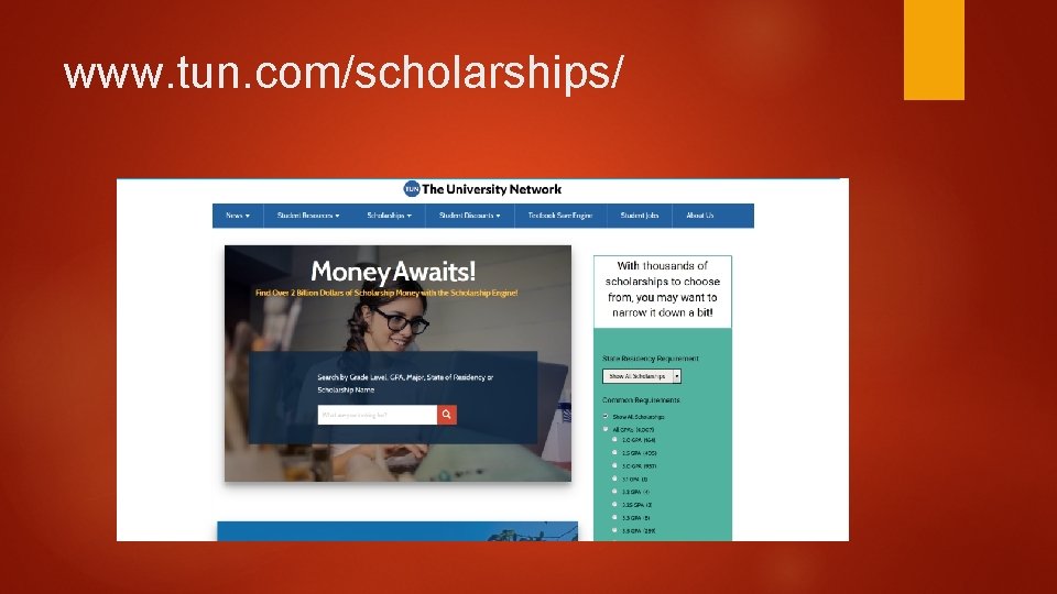 www. tun. com/scholarships/ 