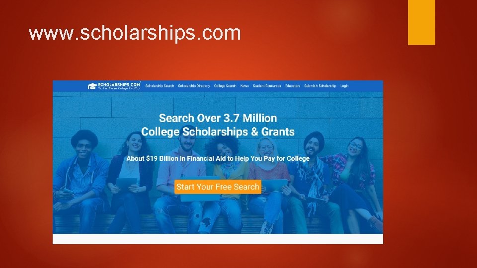 www. scholarships. com 